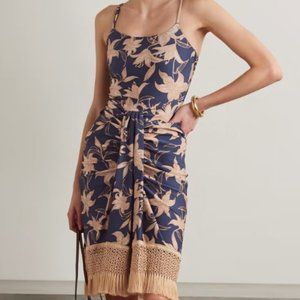 PatBO's 'Stargazer' floral fringe sheathe dress dress size L